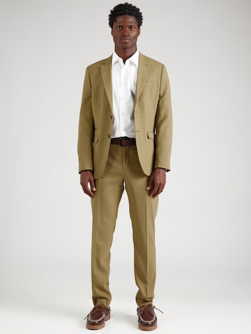SELECTED - Slimfit Pantalón de pinzas 'SLHNeli' en verde