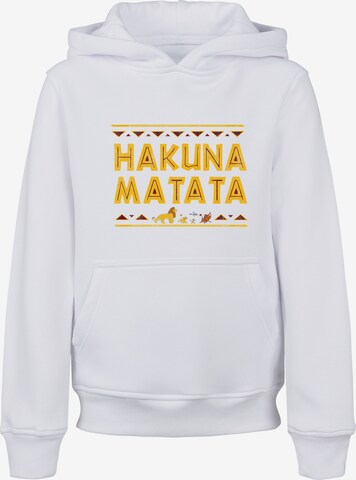 F4NT4STIC Sweatshirt 'Hakuna Matata' in Geel: voorkant