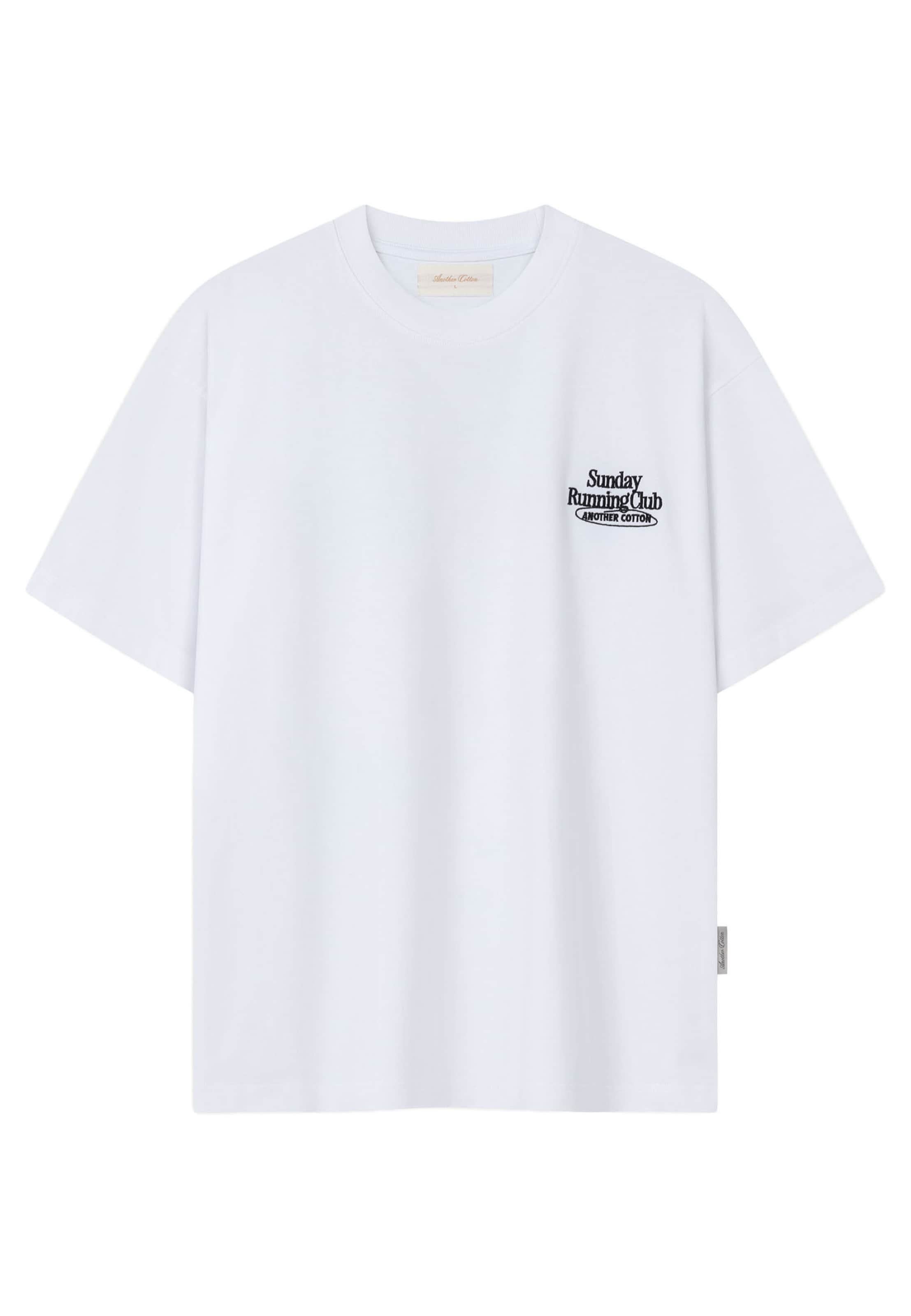Another Cotton Lab Shirt 'Running Shades' in L in Blue / Orange / Black / White, Item view