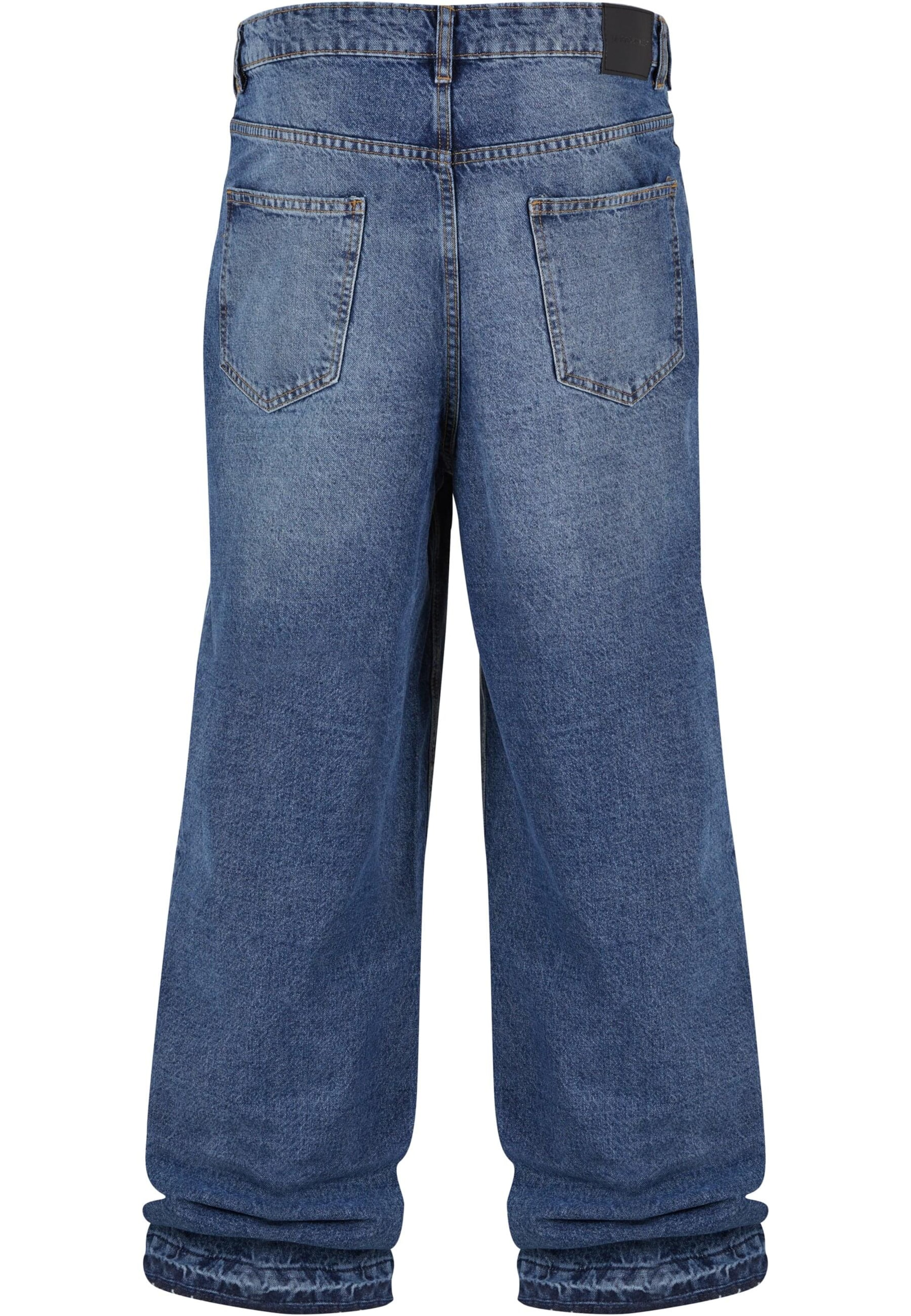 MJ Gonzales Ohlapna forma Kavbojke | modra barva