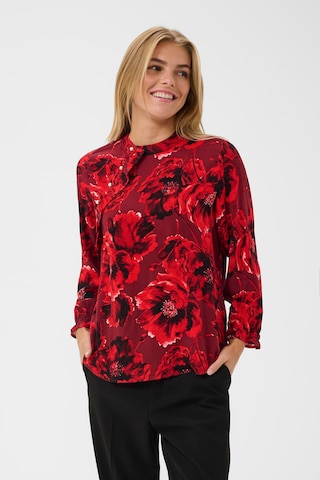 CULTURE Blouse 'CUrachel Elitha' in Red: front