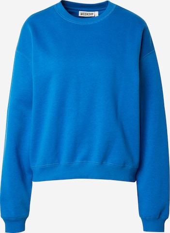 WEEKDAY Свитшот 'Essence Standard' в Синий: спереди