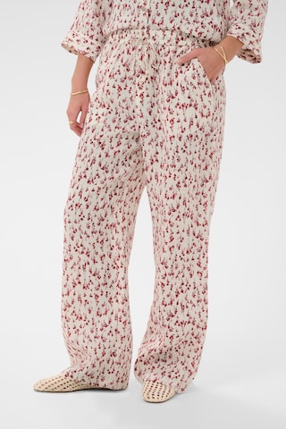 Cream Wide leg Trousers 'CRBellis' in Beige: front