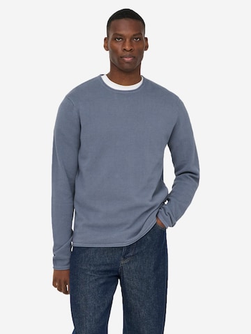 Only & Sons Sweater 'Felix' in Blue