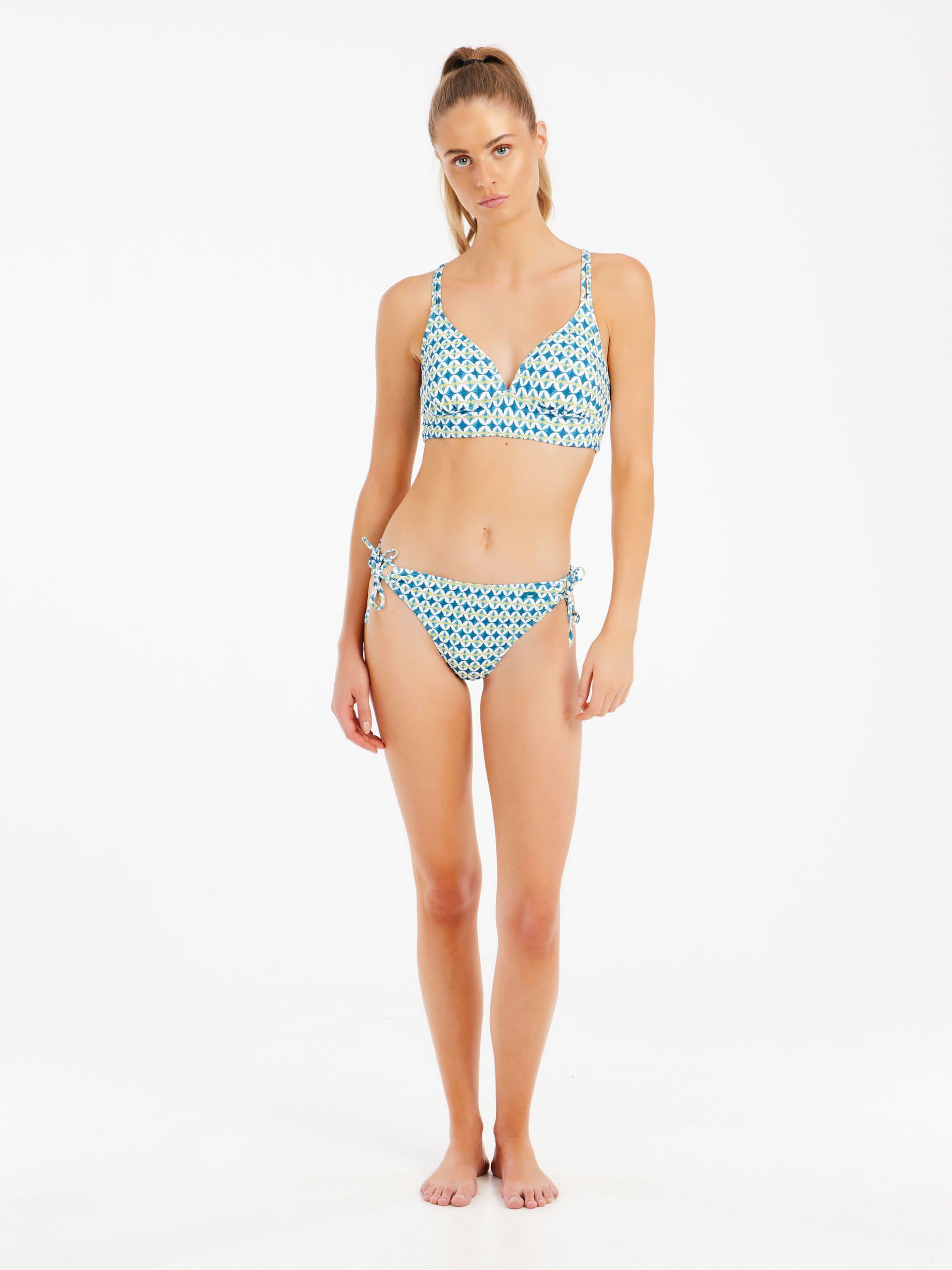 PROTEST Triangle Bikini 'PRTSplash' in Blue