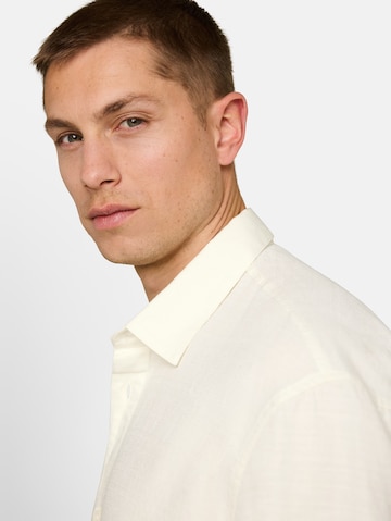 TOM TAILOR DENIM Comfort fit Overhemd in Wit