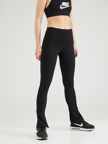 Bootcut Pantalon de sport 'One' NIKE en noir : devant