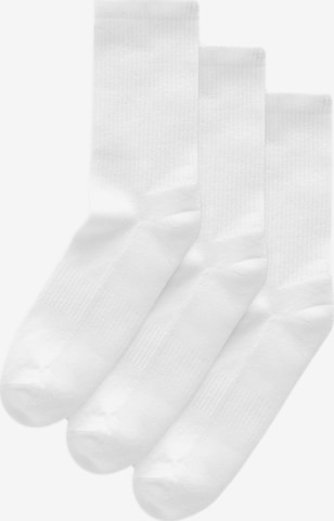 Șosete de la Next pe alb: față