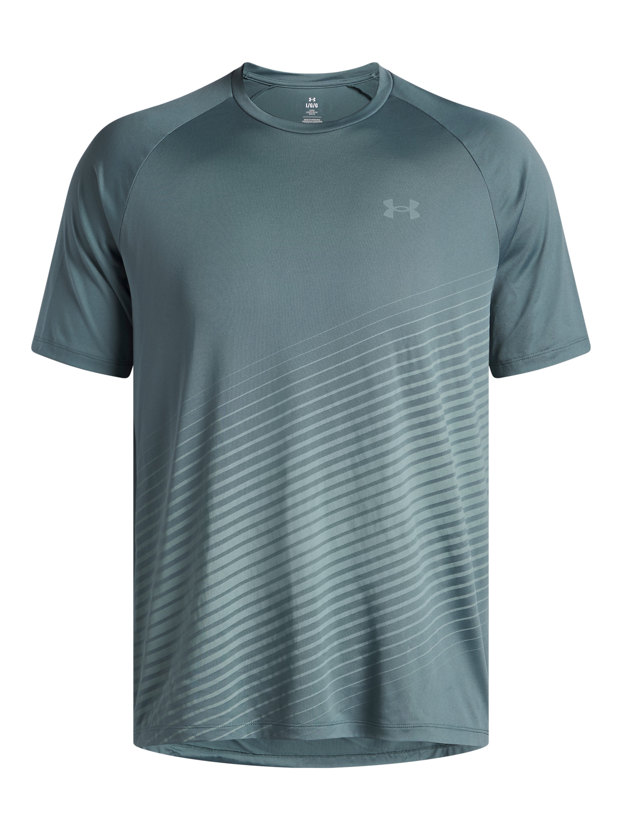 UNDER ARMOUR Performance shirt 'UA Tech Fade SS' in Blue: front
