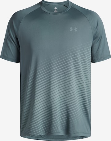 UNDER ARMOUR Functioneel shirt 'UA Tech Fade SS' in Blauw: voorkant