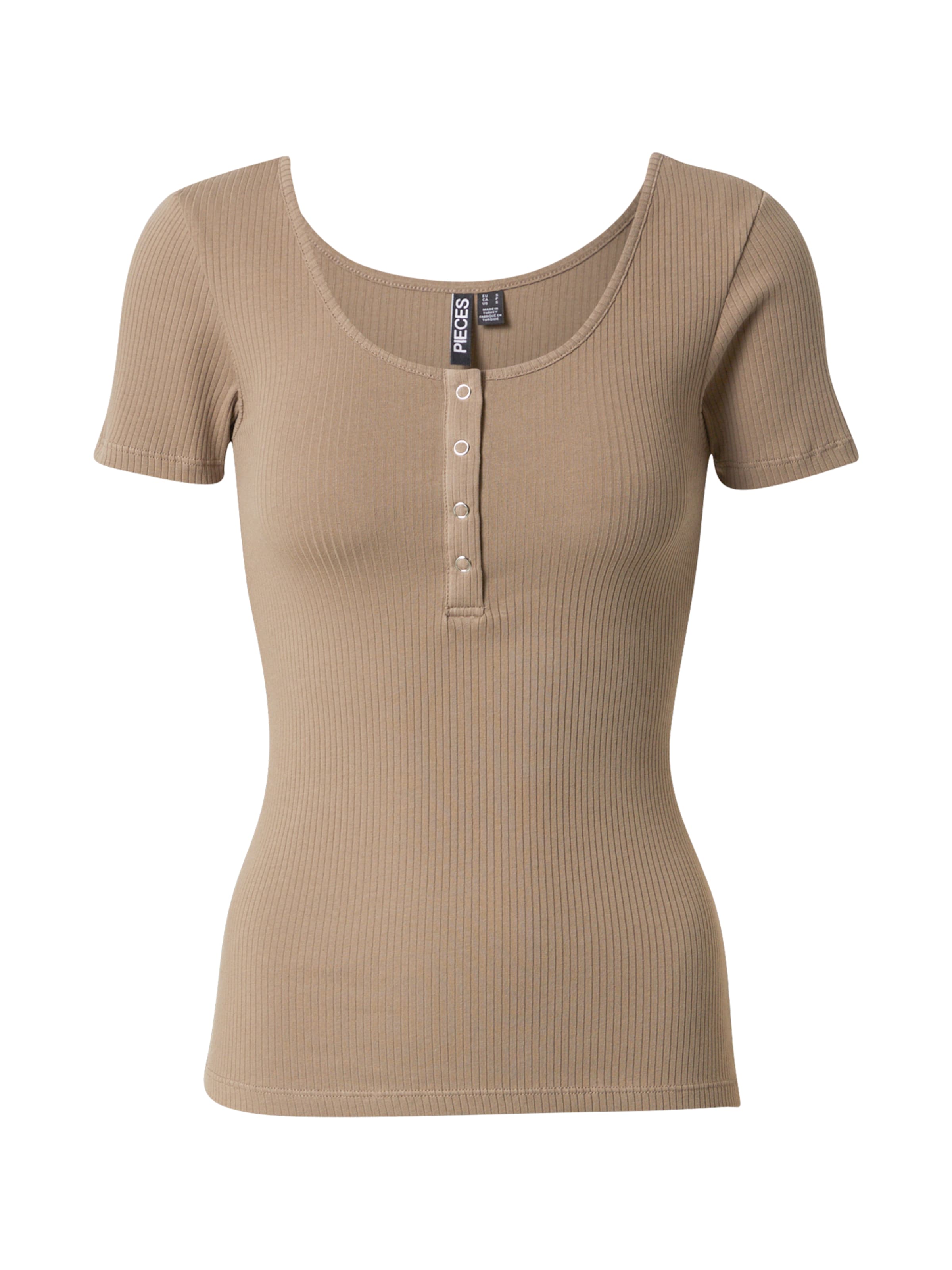 PIECES Paita 'PCKitte' värissä ruskea: etupuoli
