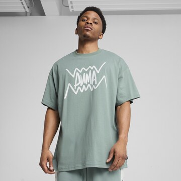PUMA Performance shirt 'Jaws' in Green