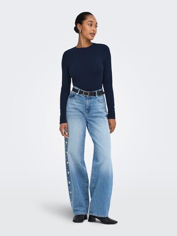 ONLY Shirt 'ONLBamboo' in Blau