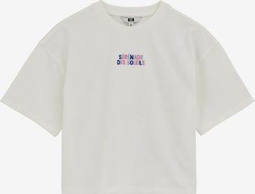 WE Fashion Paita 'Meisjes' värissä valkoinen: etupuoli