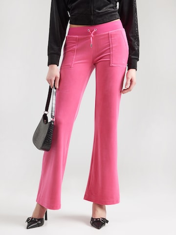 Flared Pantaloni 'LAYLA' di Juicy Couture in rosa: frontale