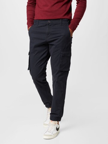 Only & Sons Tapered Cargobroek 'Cam Stage' in Blauw: voorkant