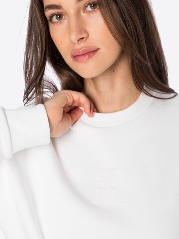 Karl Lagerfeld Sweatshirt 'ATHLEISURE' in White