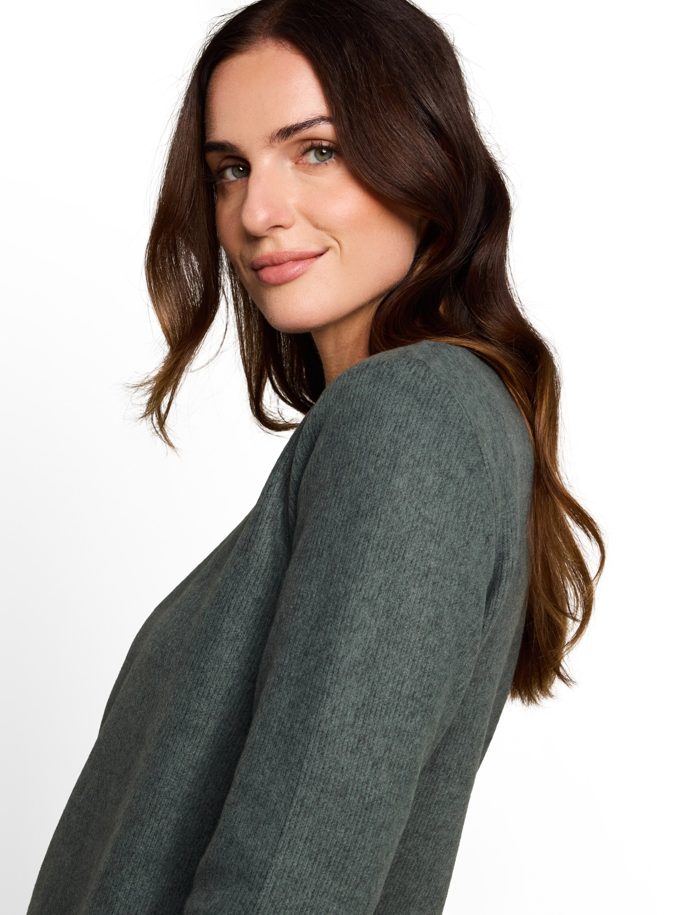 TOM TAILOR Sweater in Green