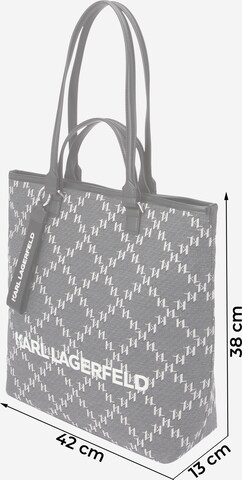 Karl Lagerfeld Shopper in Grau