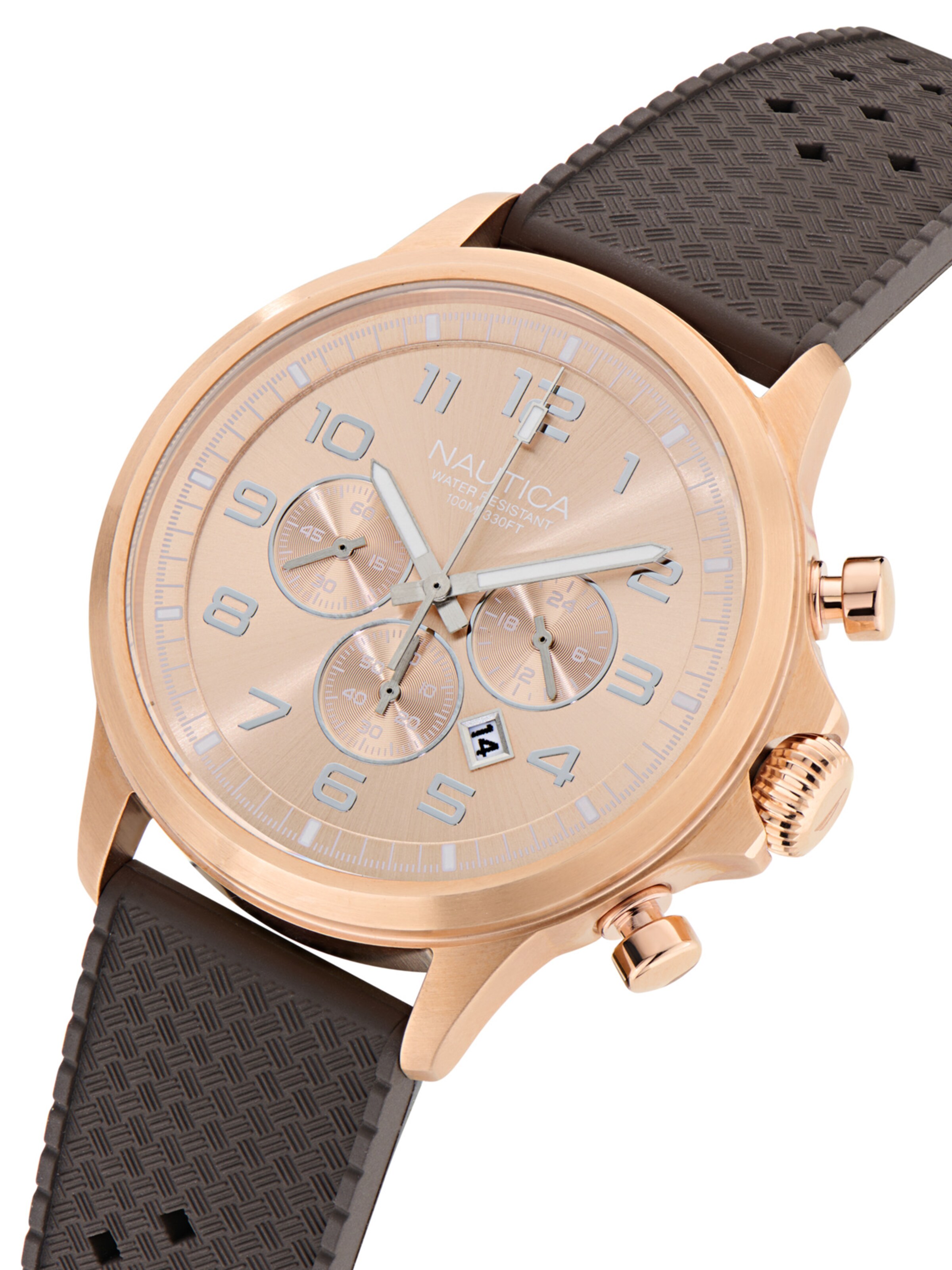 Orologio analogico 'BLUEOCEAN' di NAUTICA in marrone