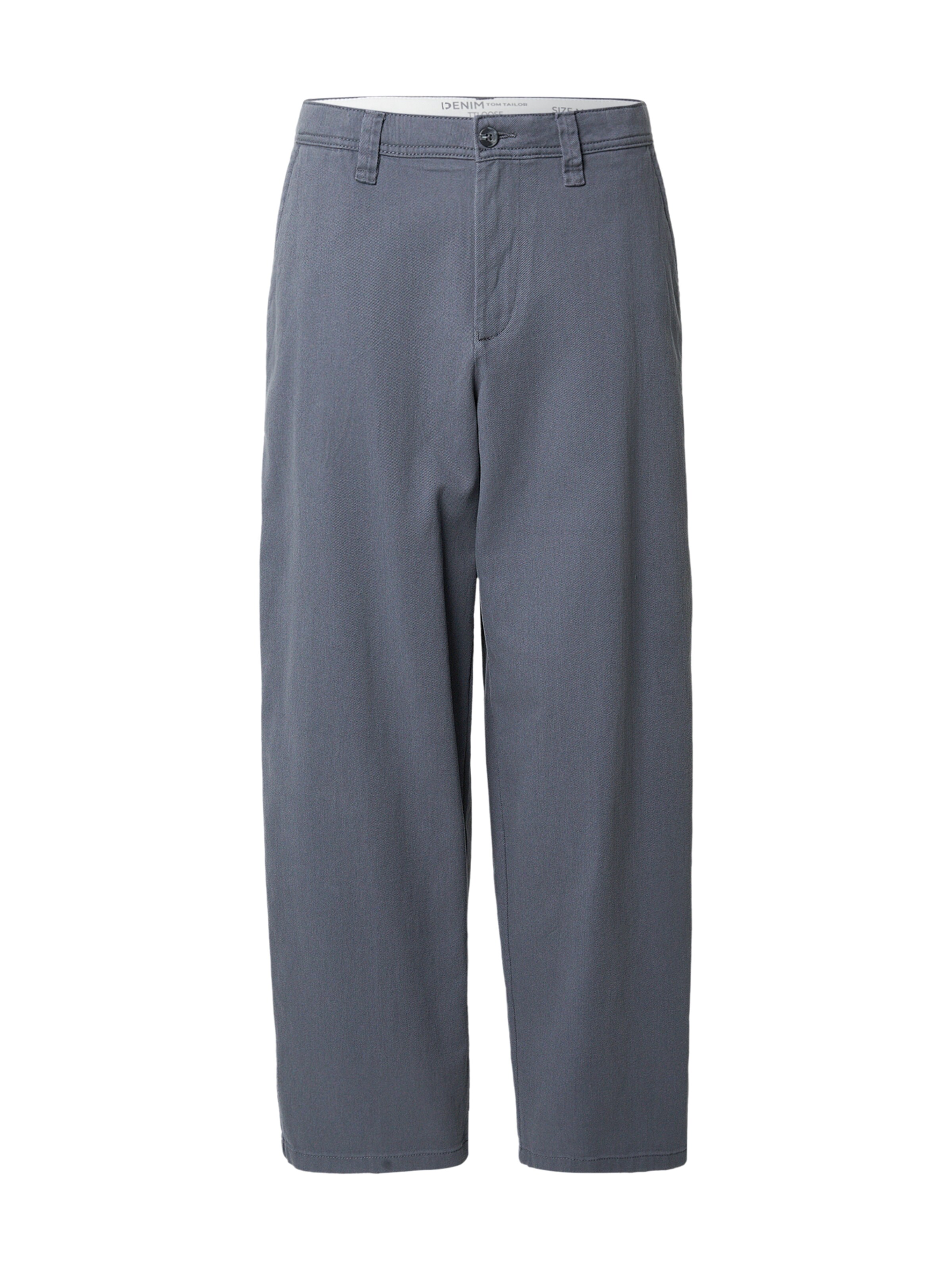 TOM TAILOR DENIM Loose fit Chino Pants in Grey: front