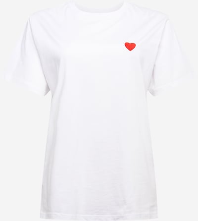 Mister Tee Curvy Skjorte i rød / sort / hvid, Produktvisning