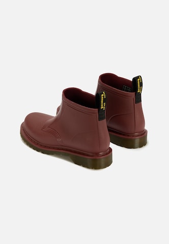 Dr. Martens Gummistövel '101 Rain' i röd: baksida