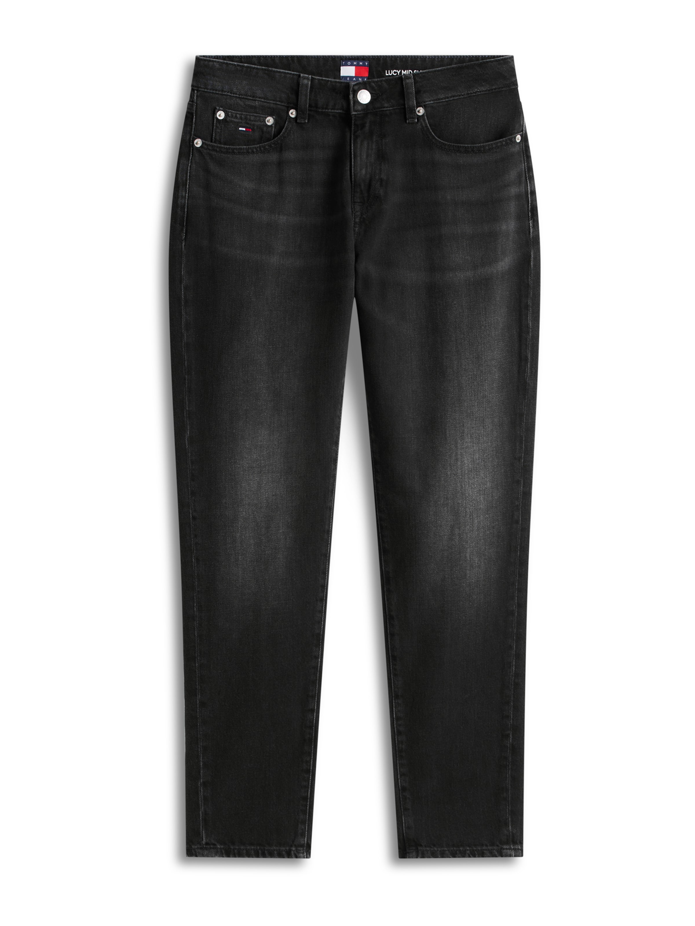 Tommy Jeans Slim fit Jeans in Black: front