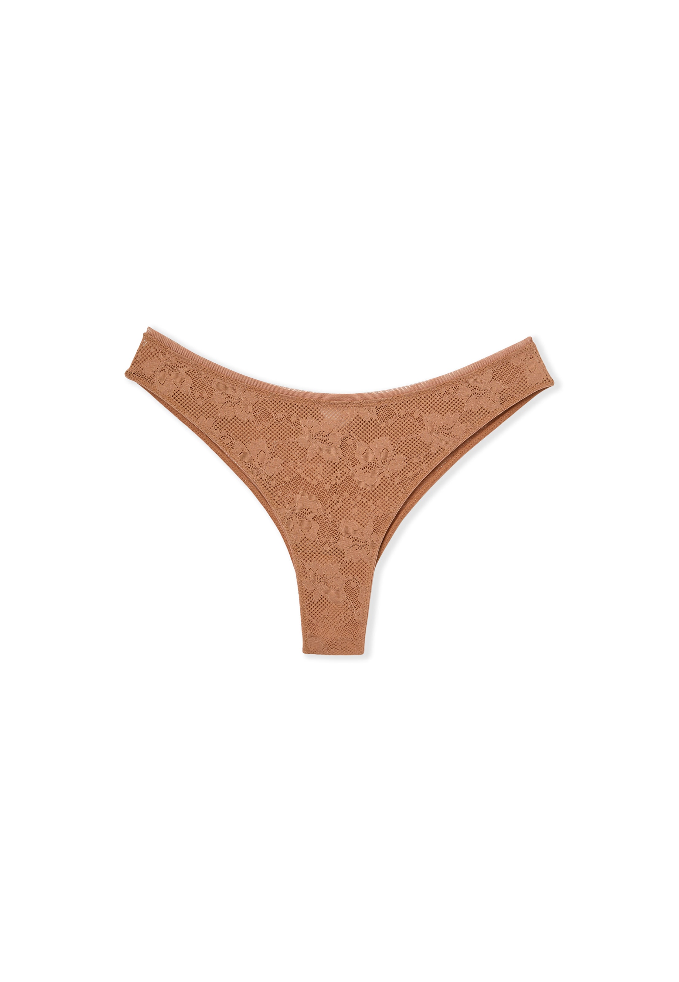 ETAM String 'Pure Dentelle' in Beige: Vorderseite