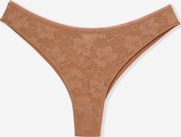 String 'Pure Dentelle' ETAM en beige : devant