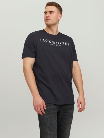 Jack & Jones Plus Póló 'Blabooster' - fekete