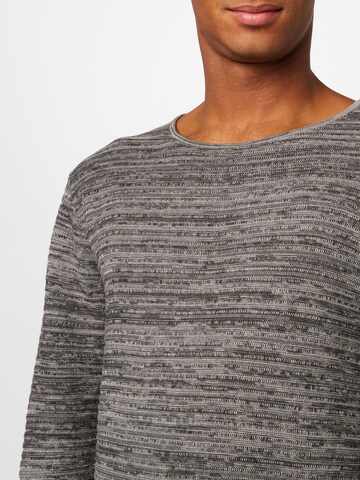 INDICODE JEANS Sweater 'Tucker' in Grey