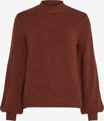 VILA Sweater in Brown: front