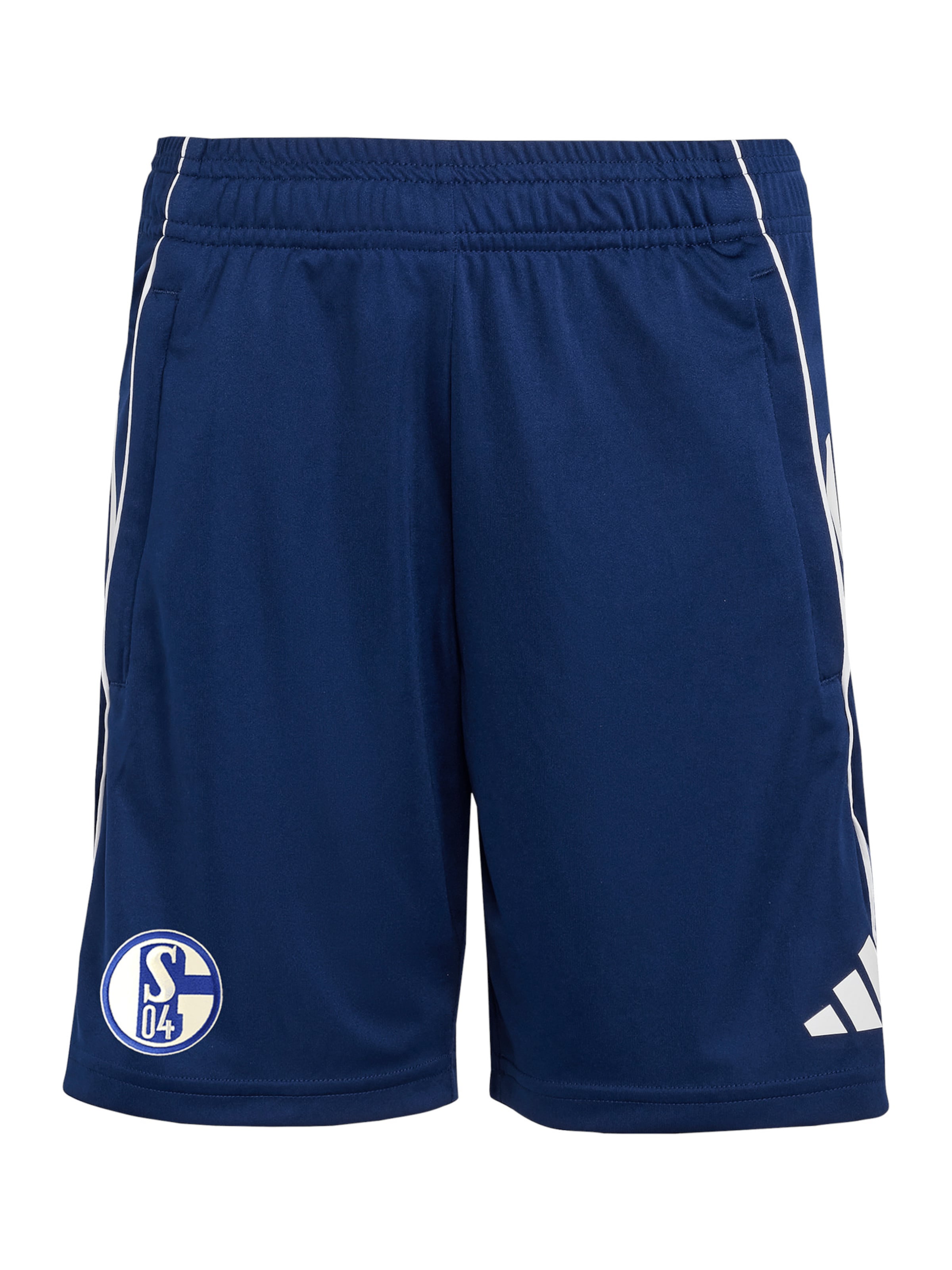 ADIDAS PERFORMANCE Regularen Športne hlače 'FC Schalke 04' | modra barva: sprednja stran