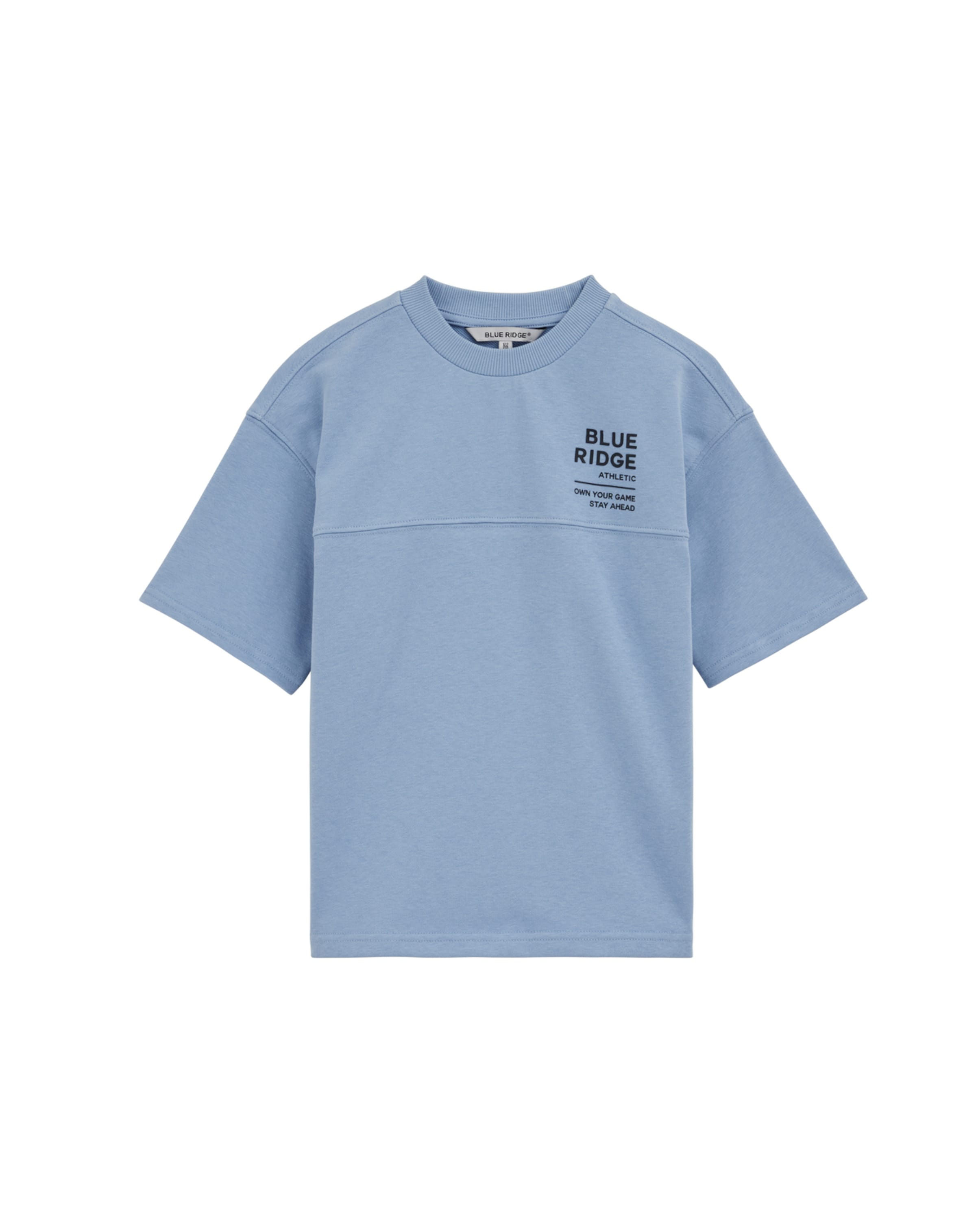 WE Fashion Shirt in Blauw: voorkant