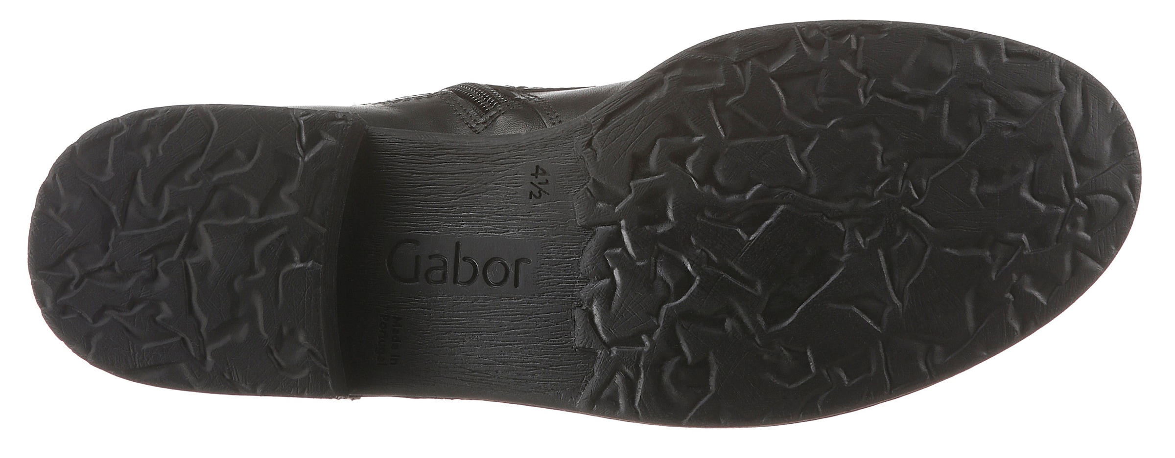 GABOR Lace-Up Ankle Boots in Black