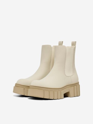 ONLY Chelsea Boots 'Baiza' in Beige