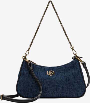 L.CREDI Shoulder Bag 'Mareike' in Blue: front