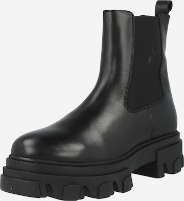 ABOUT YOU - Botas chelsea 'Charleen' em preto: frente