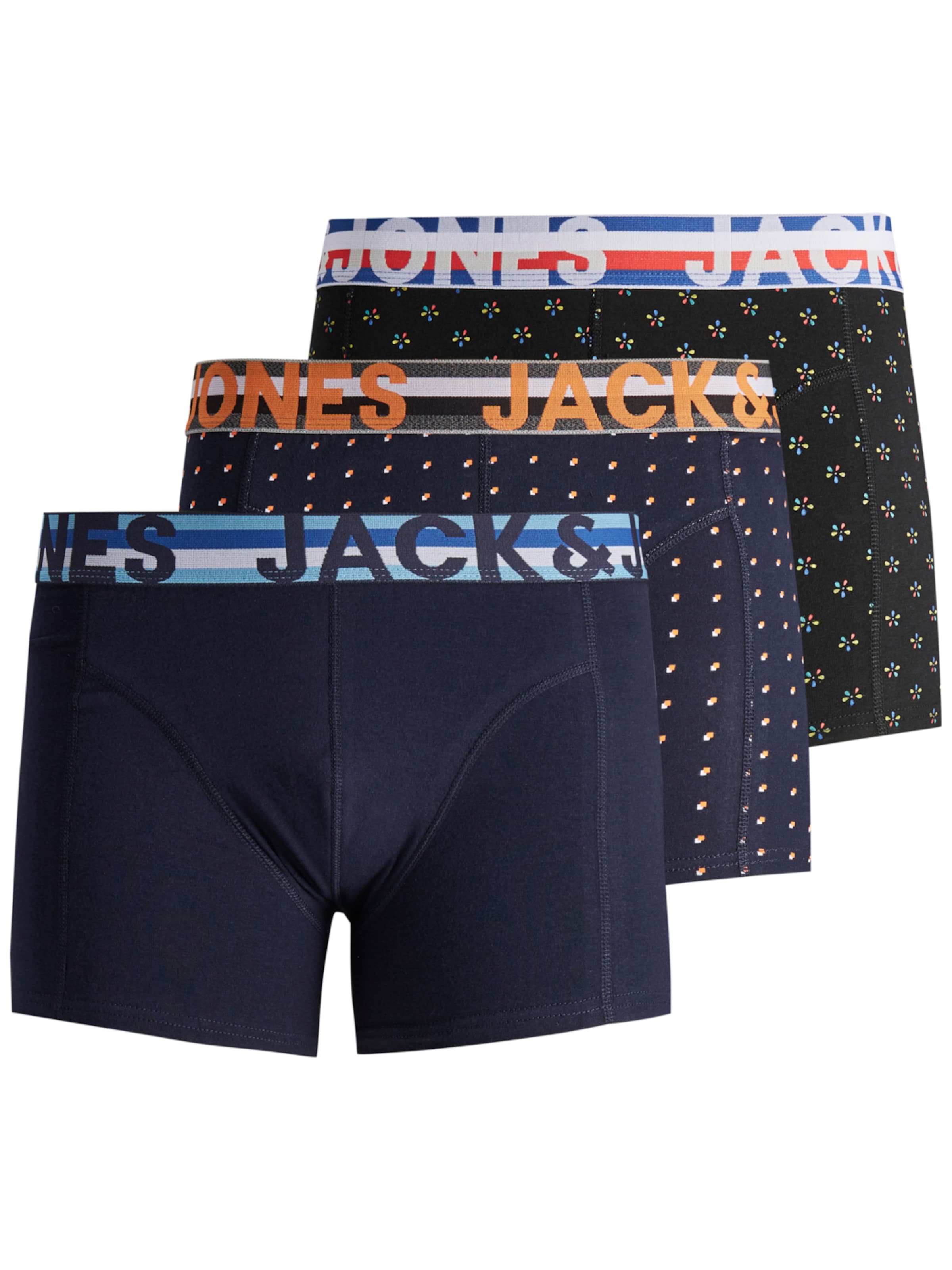 JACK & JONES - Calzoncillo boxer 'Henrik' en azul: frente