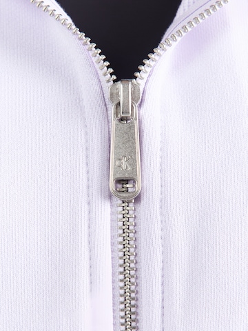 Calvin Klein Jeans - Casaco em moletão em roxo