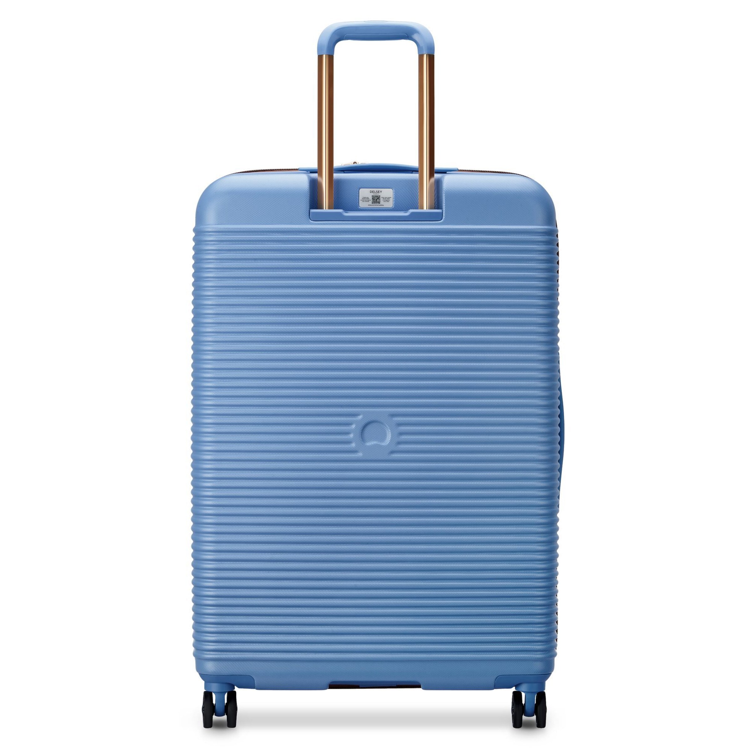 Trolley 'Freestyle' di Delsey Paris in blu: frontale