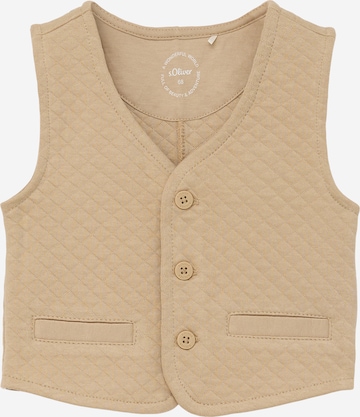 Gilet s.Oliver en beige : devant