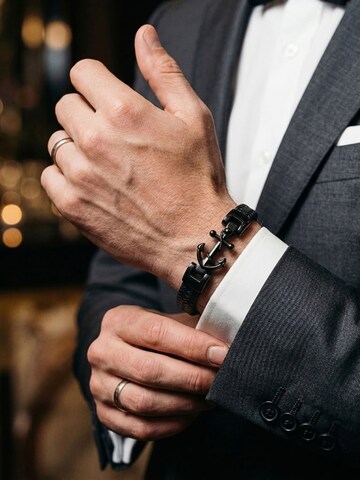 Bracelet 'AHOY MARITIM' UNIQAL en noir