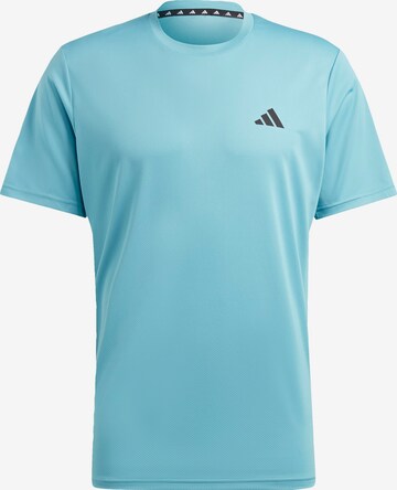 ADIDAS PERFORMANCE Performance Shirt 'Train Essentials ' in Blue: front