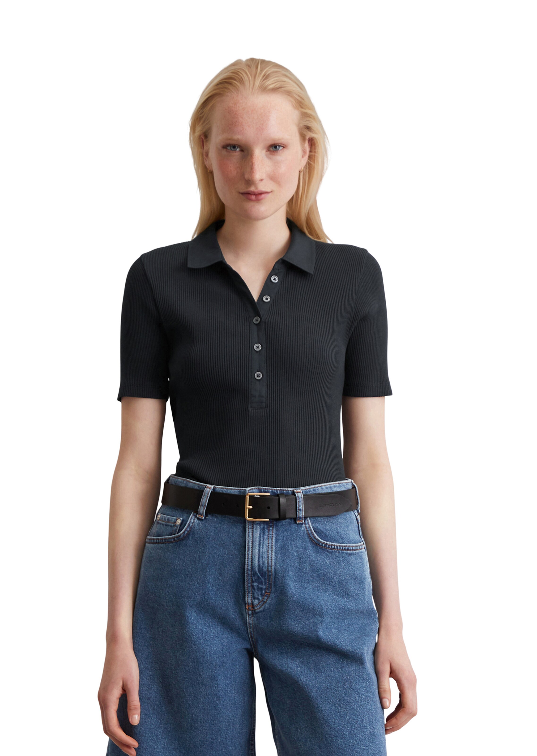 Marc O'Polo Shirt in Blauw: voorkant