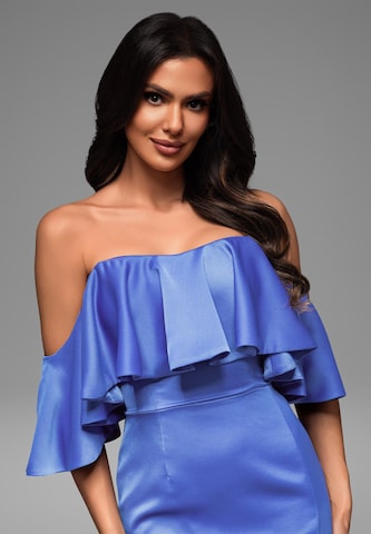 Ombre Avondjurk in Blauw