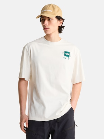 THE NORTH FACE Shirt 'M EXPLORE SS TEE OVERSIZED' in White: front