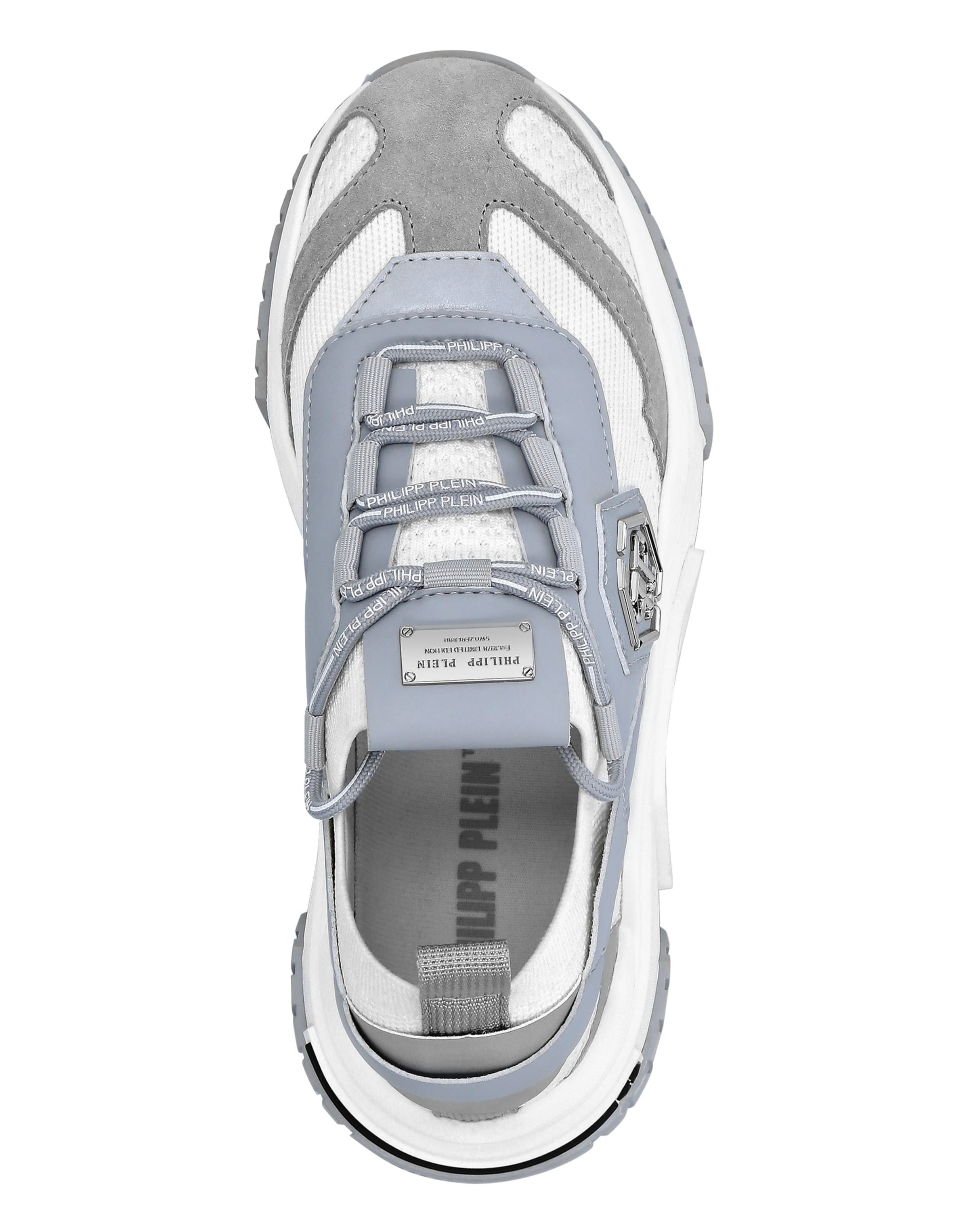 Philipp Plein - Sapatilhas baixas 'Predator' em branco