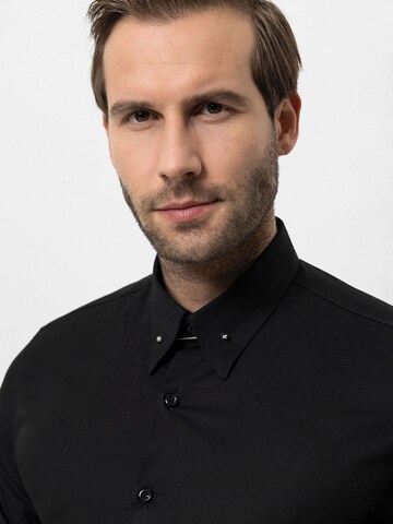 Coupe slim Chemise Antioch en noir